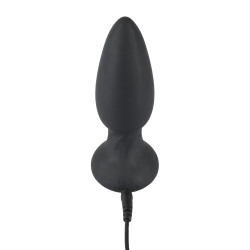 Black Velvets Plug vibrant Rimmer Velvet 11 x 4.2 cm Noir